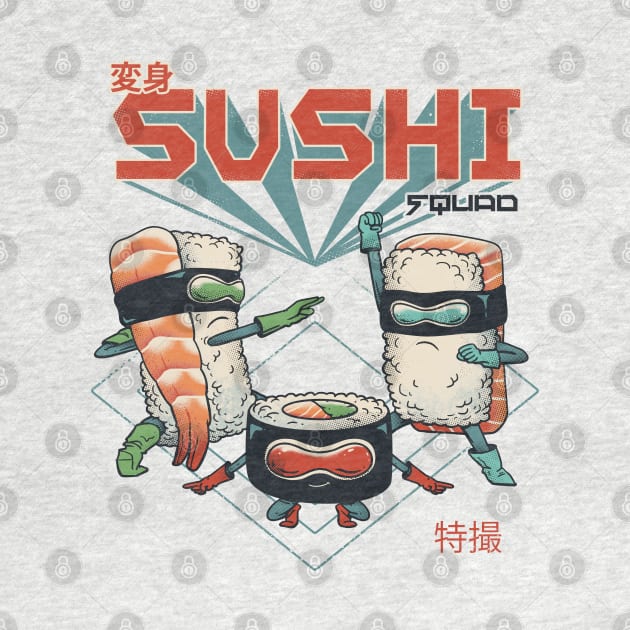 Sushi Squad by Vincent Trinidad Art